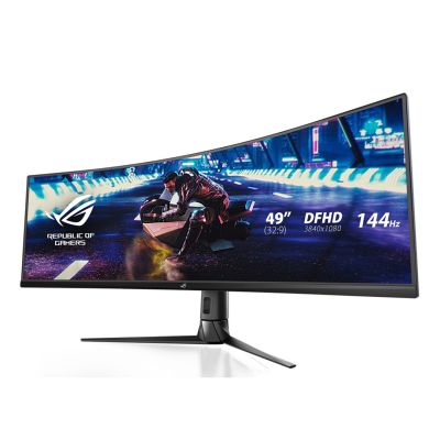 16. ASUS ROG STRIX Monitor XG49VQ 49" XG49VQ 124,5 cm (49") 3840 x 1080 Pixel UltraWide Full HD LED Schwarz
