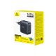 7. Baseus EnerFill FH11 GaN 140W Wandladegerät 3xUSB-C + 1xUSB-A - Schwarz