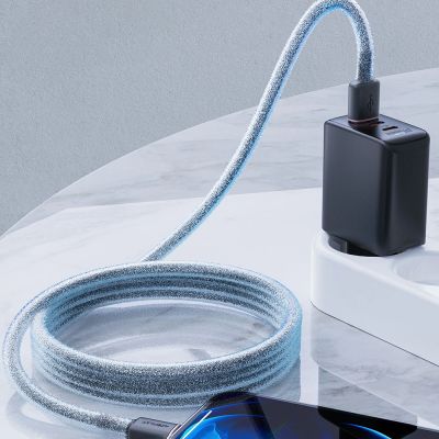 10. Acefast Kabel MFI USB - Lightning 1,2m, 2,4A schwarz (C2-02 schwarz)