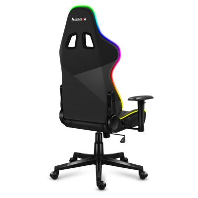 9. Huzaro Force 6.2 Schwarzer RGB-Gaming-Stuhl