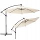 4. Gartenschirm mit freitragendem Arm, 3 m, groß, beige