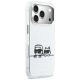4. Karl Lagerfeld IML Karl & Choupette Peekaboo Logo MagSafe Hülle für iPhone 17 Pro Max - Weiß