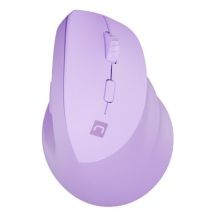 NATEC CRAKE 2 VERTIKALMAUS KABELLOS 2400DPI BLUETOOTH 5,2 + 2,4 GHz PURE LAVENDER