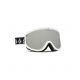 Volcom FOOTPRINTS WHITE RERUN/SILVER CHROME Snowboardbrille silber verspiegelt (VG0622316)