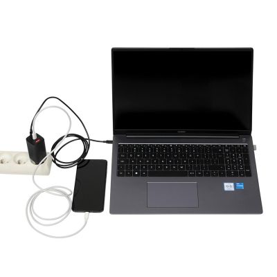 4. I-BOX C-65 GAN PD65W Wandladegerätkabel, Schwarz
