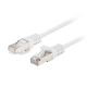 3. Patchkabel Kat. 6 UTP 3M Weiß Fluke geprüft Lanberg 10er-Pack