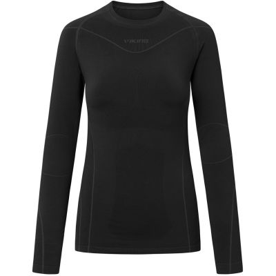 VIKING Gaja Bamboo Damen Langarmshirt schwarz XXL