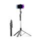 Orico SPM190 Selfie-Stick mit Stativ (1/4") für Smartphone-Kameras, 360°-Drehung, Bluetooth 5.2 – Schwarz