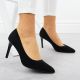 3. Schwarze Wildleder-Stiletto-Pumps von Sergio Leone 1339