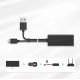 8. Ugreen 30985 Externe Netzwerkkarte für Chromecast mit Micro-USB-/USB-A-Anschlüssen 100 Mbit/s 1 m – Schwarz