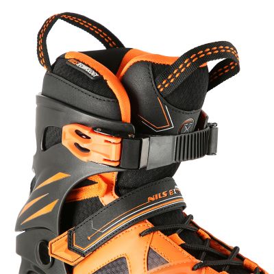 7. NILS Extreme NA14112 Rollschuhe, schwarz und orange, Größe 39