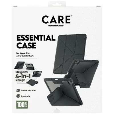 5. Care by PanzerGlass Y-Fold-Hülle für iPad Air 13" 2024 / 2025 - Schwarz