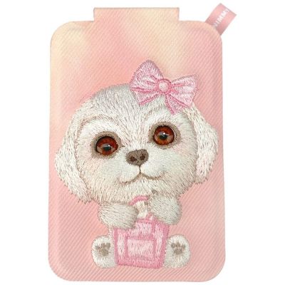 Nimmy New Big-Eye Cute Pets 2.0 Hunde-Magnetgeldbörse mit Handyhalterung – Rosa