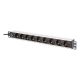 Digitus DN-95437 PDU 9-fach Steckdose 1HE Schwarz, Silber