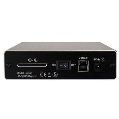 4. LC-POWER LC-35U3-Becrux Gehäuse (3,5"; USB 3.0)