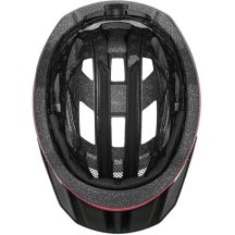 UVEX I-vo 2 Fahrradhelm 56-60 cm, rot/schwarz matt