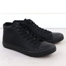 Schwarze, gefütterte High-Top-Sneaker für Herren, Big Star OO174607
