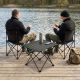 37. Faltbares Touristen-Set 3-in-1 Tisch und 2 Stühle Schwarz Enero Camp