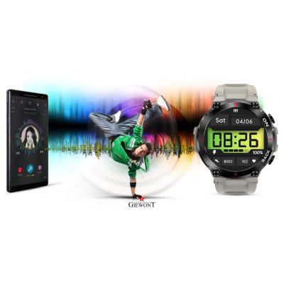 8. GIEWONT Pionier GPS GW460-3 Smartwatch - Hellgrau