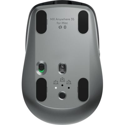 7. Logitech MX Anywhere 3S Maus für Mac 910-006947 (Rechtshänder) Funkfernbedienung + Bluetooth Laser 8000 DPI