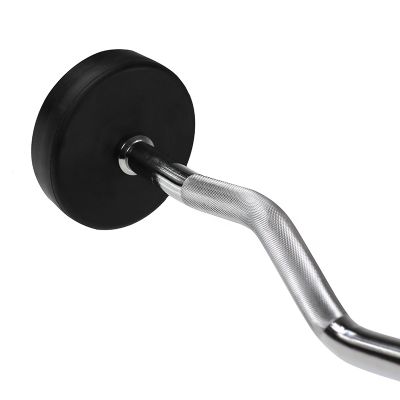 32. Gummierte Langhantel-/Curlstange 30 kg HMS GSL-30
