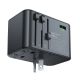 7. Acefast Z1 GaN 75W PD Reiseladeadapter 3x USB-C 2x USB-A - Schwarz