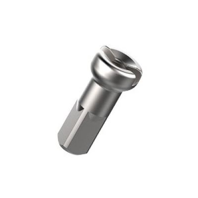 NA-PB14 SÄULEN-Speichenmutter 14 mm Silber