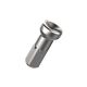 NA-PB14 SÄULEN-Speichenmutter 14 mm Silber