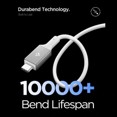 5. Spigen EB24012CC USB-C-Kabel 240 W 120 cm – Weiß