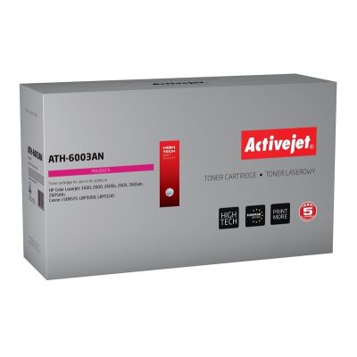 Activejet ATH-6003AN Toner (ersetzt HP 124A Q6003A, Canon CRG-707M; Premium; 2000 Seiten; rot)