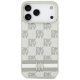 3. DKNY Schutzhülle mit Karomuster und Streifen für iPhone 17 Pro Max – Beige