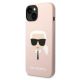 2. Karl Lagerfeld KLHCP14MSLKHLP iPhone 14 Plus 6.7 "Hardcase rosa / rosa Silikon Karl's Head