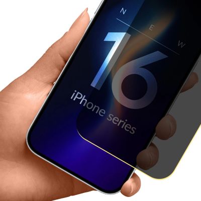 8. 3mk Silky Matt Privacy Sichtschutzfolie für iPhone 16