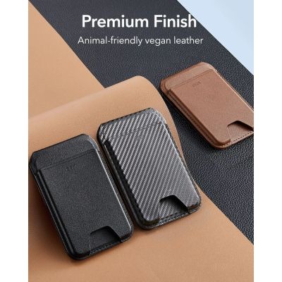 8. ESR Classic RFID Magnetischer Brieftaschenständer MagSafe für Handys – Schwarz