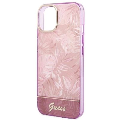 6. Ratet Guess , GUHCP14MHGJGHP iPhone 14 Plus 6,7 "rosa / rosa Hardcase Jungle Collection