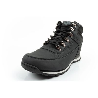 3. Lee Cooper Herren Winter Wanderstiefeletten schwarz