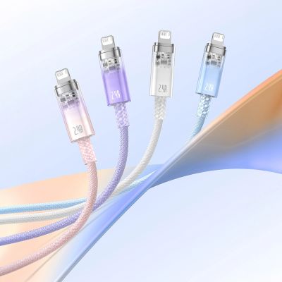 18. Baseus Explorer Series Kabel USB - Lightning 2,4A 2 m weiß (CATS010102)