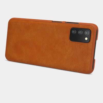 12. Nillkin Qin Lederholsterhülle für Samsung Galaxy A03s rot