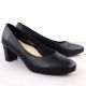 5. Schwarze Damen-Pumps mit niedrigem Absatz, Sergio Leone PB177