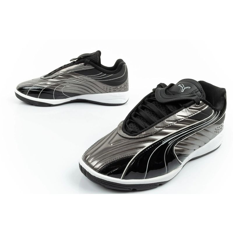 8. Puma Sportschuhe Sneaker Jugend V-S2 Goalgetter modisch silber