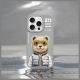 11. Nimmy Cool&Cute 2.0 Bear Case für iPhone 15 Pro - Grau