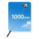 10. Selfie-Stick WHS1Y Teleskopstativ 1 m mit Telefonhalter – Schwarz