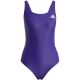 2. adidas Damen-Badeanzug mit V-Ausschnitt am Rücken, lila, KS2951