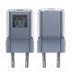 3. Acefast A53 PD 30W GaN USB-C Ladegerät mit Display – Grau