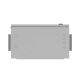 6. Wandregalschrank 10" HERMETISCH IP55 WAND-/STANGENMONTAGE 340X250X500 GRAU LANBERG (MONTIERT)