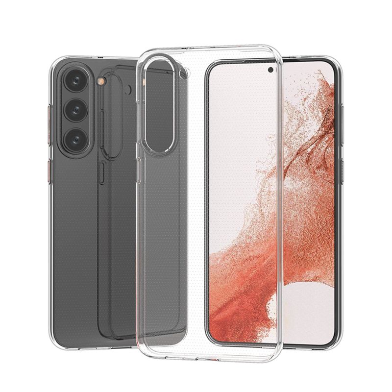 7. Ultraklare 0,5-mm-Hülle für Samsung Galaxy S23, dünne Abdeckung, transparent