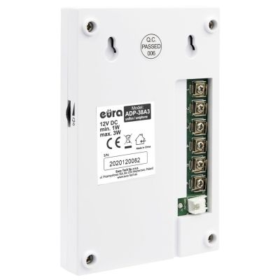 5. EURA ADP-38A3 ENTRA Gegensprechanlage, (weiß)