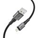 3. Tech-Protect Ultraboost DNA USB-A / Lightning Kabel 12W/2.4A 25cm - Grau