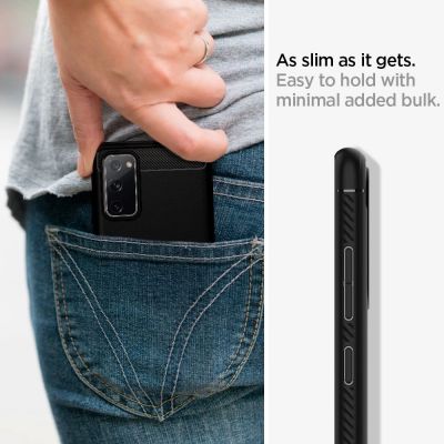 12. Spigen Rugged Armor Hülle für Samsung Galaxy S20 FE – Mattschwarz
