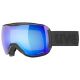 Uvex Downhill 2100 CV Wintersportbrille, Schwarz, Unisex, Mehrfarbige sphärische Gläser